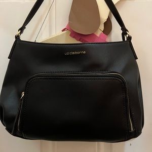 Liz Claiborne shoulder bag with gold hardware